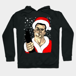 Santa John Mcclane Die Hard Movie Hoodie